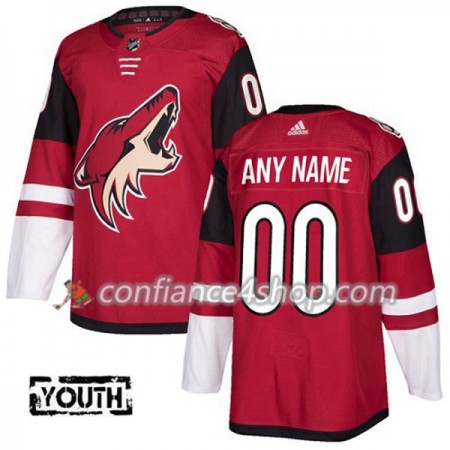 Adidas Maillot de Hockey Arizona Coyotes Personnaliser 2017-2018 Maroon Authentic - Enfant